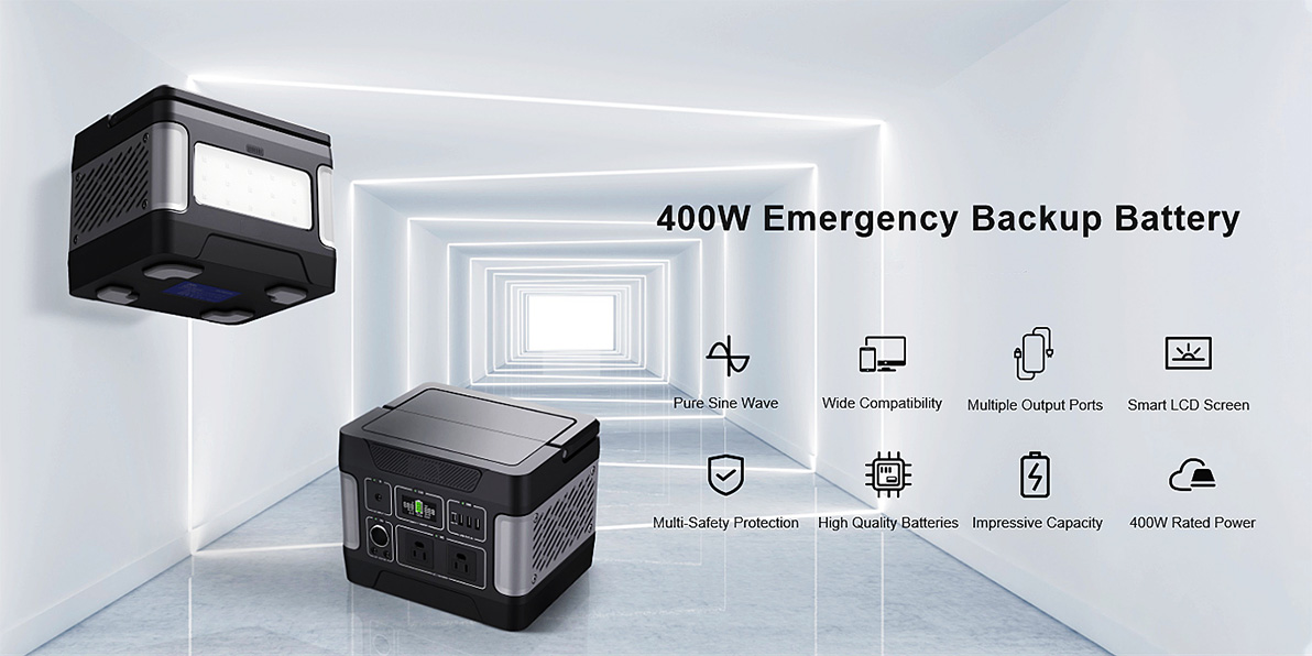 Şarj için 400W Enerji Depolama Acil Güneş Jeneratörü